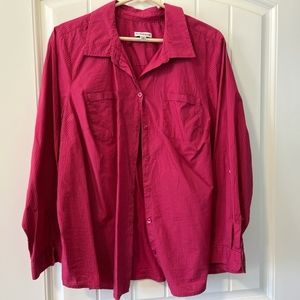 Croft & Barrow size 2X long sleeve button up shirt